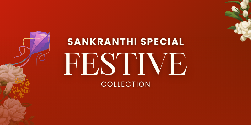 red and white illustrated floral ugadi sale instagram post (400 x 200 px)